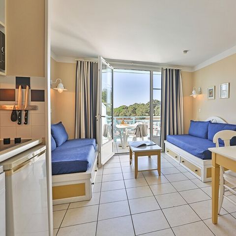 Appartement 5 personen - 1 slaapkamer - Terras/balkon