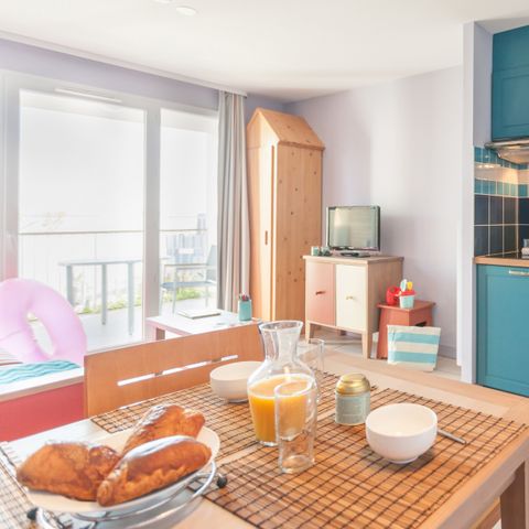 Appartement 3 personen - - 1 bedroom - Terrace or balcony - Sea view