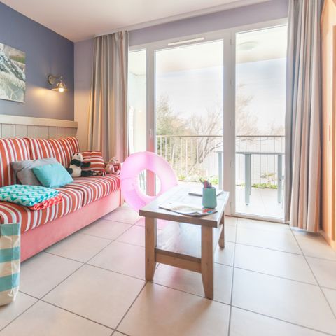 Appartement 3 personen - - 1 bedroom - Terrace or balcony - Sea view