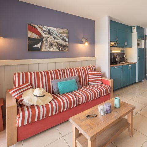 Appartement 4 personen - - 1 bedroom - Terrace or balcony - Sea view