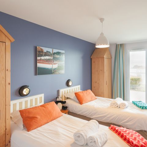 Appartement 4 personen - - 1 bedroom - Terrace or balcony - Open sea view  - Seafront