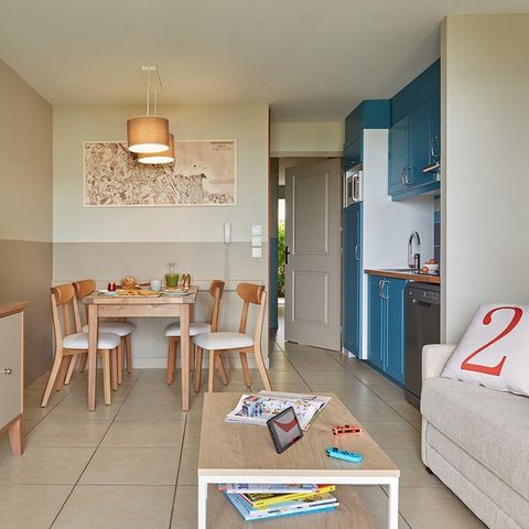 Appartement 4 personen - 1 bedroom - Terrace or balcony - Sea view