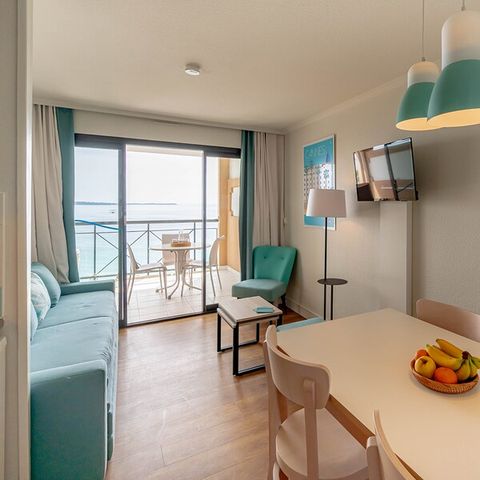 Appartement 4 personen - 1 bedroom - Sea view - Air-conditioned - Terrace or balcony