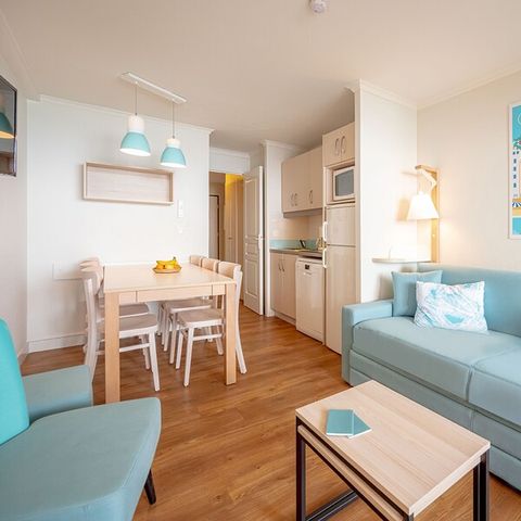 Appartement 6 personen - 1 bedroom - 1 sleeping - Alcove - Sea view - Air-conditioned - Terrace or balcony