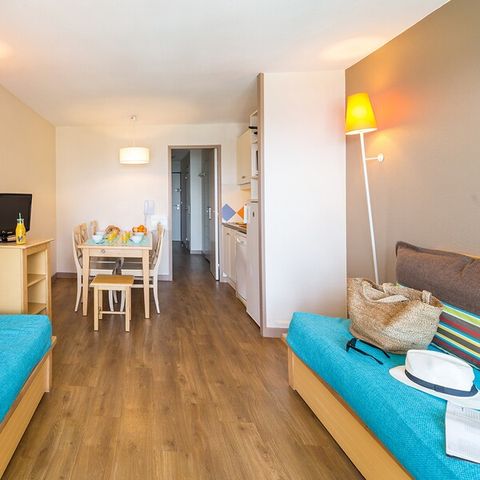 Appartement 7 personen - 1 bedroom - 1 sleeping - Alcove - Sea view - Terrace or balcony