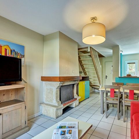 Vakantiehuis 6 personen - 1 slaapkamer - Duplex - Open haard - Terras