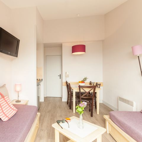 Appartement 4 personen - - 1 bedroom - Terrace or Balcony - Garden view