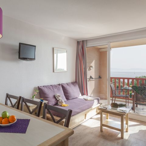 Appartement 6 personen - - 1 bedroom + 1 sleeping alcove - Terrace or balcony - Garden view