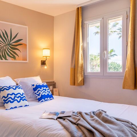 Appartement 6 personen - 1 bedroom - 1 sleeping - Alcove - Terrace or balcony - Garden view