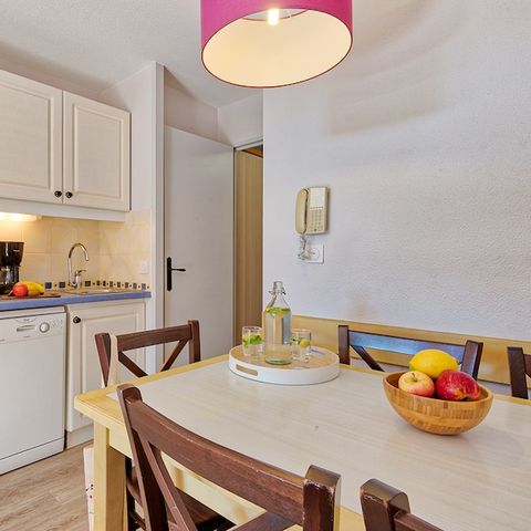 Appartement 4 personen - 1 slaapkamer - Terras of balkon - Uitzicht op de tuin