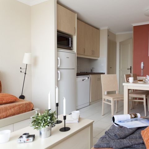 Appartement 5 personen - - 1 bedroom - Terrace or balcony