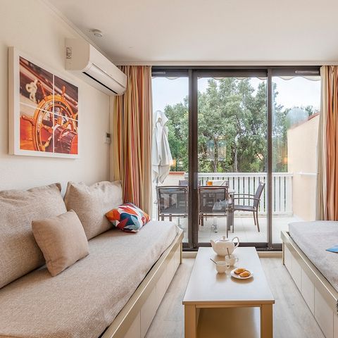 Appartement 7 personen - - 1 bedroom + 1 sleeping alcove - Terrace or balcony