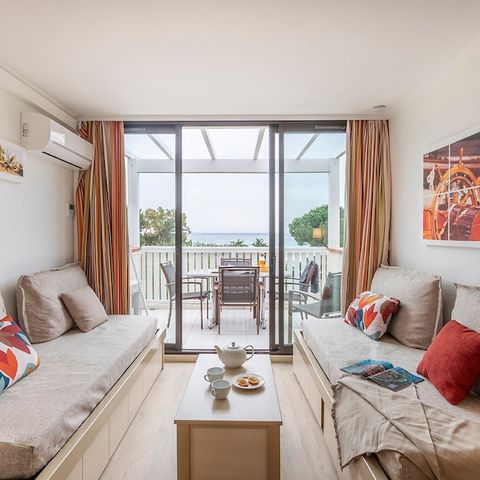 Appartement 7 personen - - 1 bedroom + 1 sleeping alcove - Terrace or balcony - Seaview - South facing