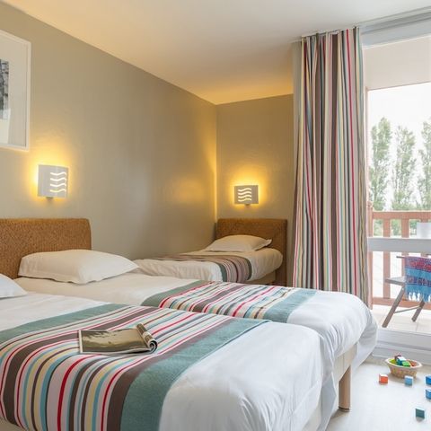 Appartement 5 personen - - 1 bedroom - Terrace or Balcony