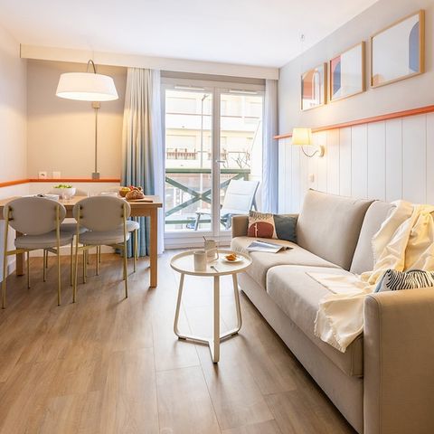 Appartement 4 personen - - 1 bedroom - Garden view