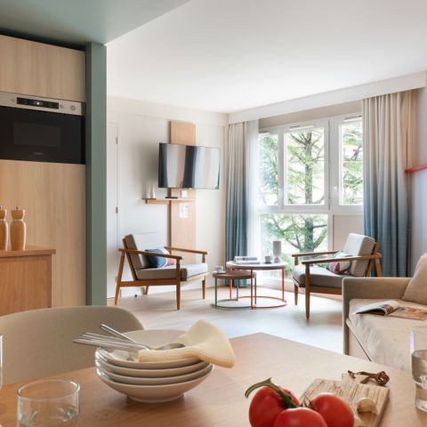 Appartement 6 personen - 1 bedroom - 1 sleeping - Alcove - Garden view