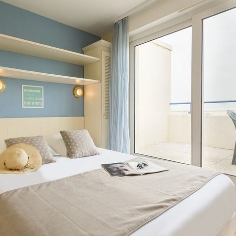 Appartement 6 personen - 2 bedrooms - Balcony - Sea view