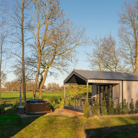 Bungalow 2 personen - Terras Lodge met sauna en hottub