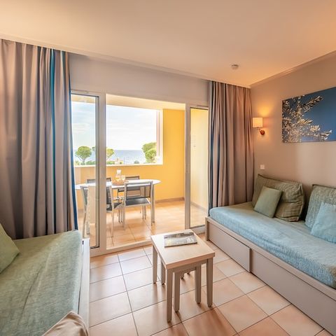 Appartement 4 personen - - 1 bedroom - Terrace or balcony - Sea view