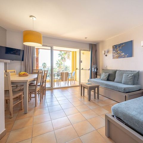 Appartement 6 personen - 1 bedroom - Terrace or Balcony - Sea view