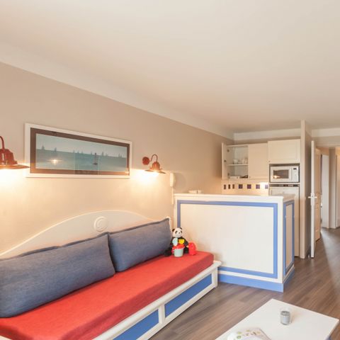 Appartement 5 personen - - 1 bedroom - Terrace or Balcony