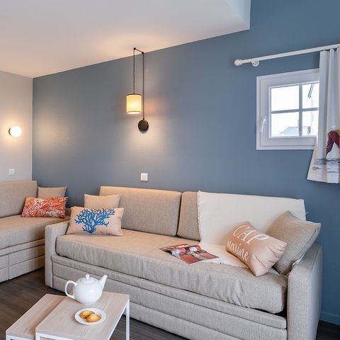 Appartement 8 personen - - 2 bedroom + 1 sleeping alcove - Terrace or balcony -  Sea view
