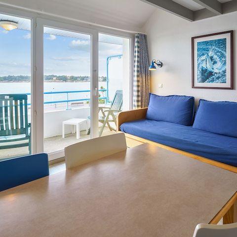 Appartement 4 personen - - 1 bedroom - Duplex - Balcony - Sea view