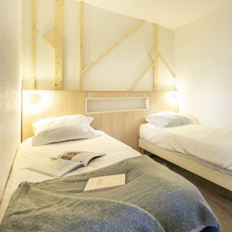 Studio 4 personen - 1 slaapgedeelte - Op het zuiden