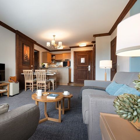Appartement 4 personen - 1 slaapkamer - Buitenzwembad met uitzicht op de Mont Blanc