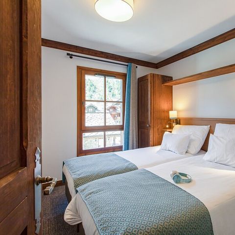 Appartement 6 personen - 2 slaapkamers - Buitenzwembad met uitzicht op de Mont Blanc