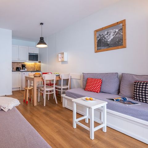 Appartement 4 personen - 1 slaapkamer - Uitzicht op de bergen