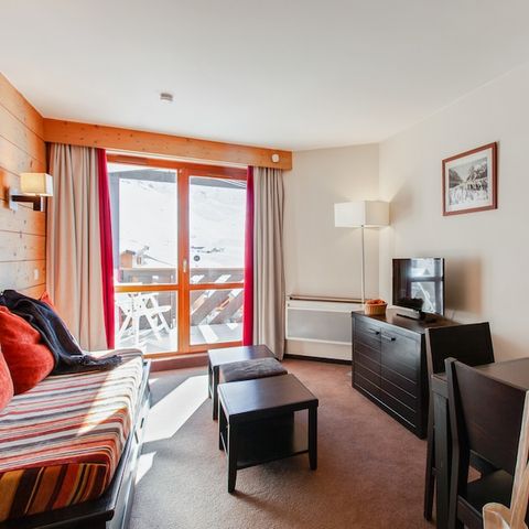 Appartement 6 personen - Voor - 1 slaapkamer - 1 slaapgedeelte