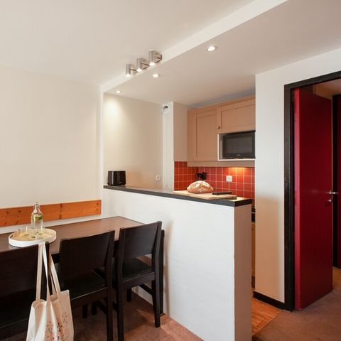 Appartement 6 personen - Voor - 1 slaapkamer - 1 slaapgedeelte