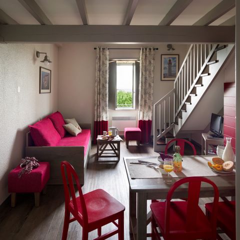 Studio 4 personen - 1 mezzanine
