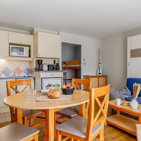 Studio 4 personen - 1 slaapgedeelte - Balkon