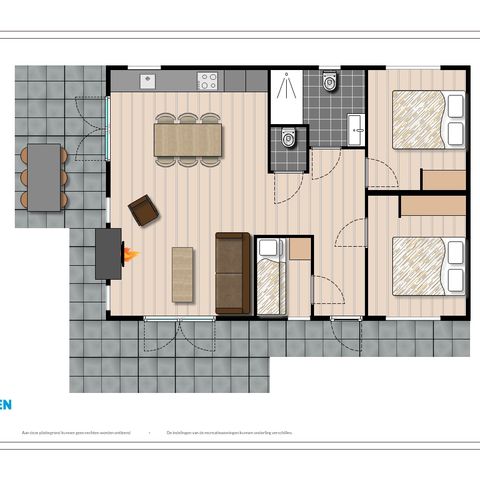 Chalet 6 personen - Leijhoeve Wellness (Spa)