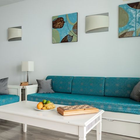 Appartement 4 personen - 1 slaapkamer - Uitzicht op het zwembad
