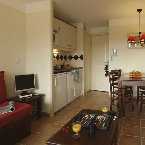 Appartement 5 personen - - 1 bedroom - Terrace or balcony
