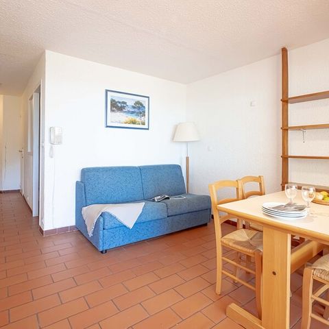 Studio 4 personen - 1 slaapgedeelte - Uitzicht op zee