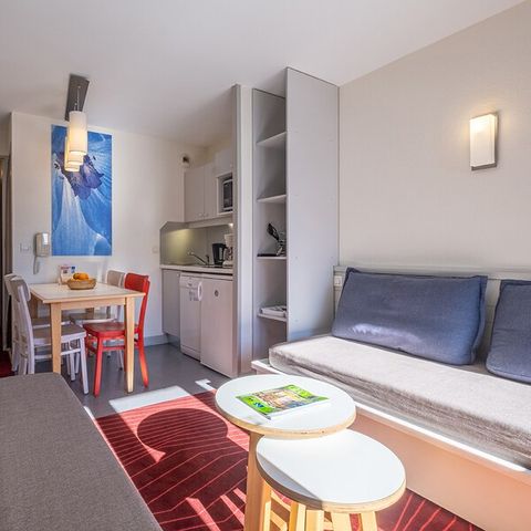 Appartement 4 personen - 1 slaapkamer - Vrij uitzicht op de bergen