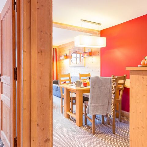Appartement 4 personen - 1 slaapkamer - Vrij uitzicht op de bergen