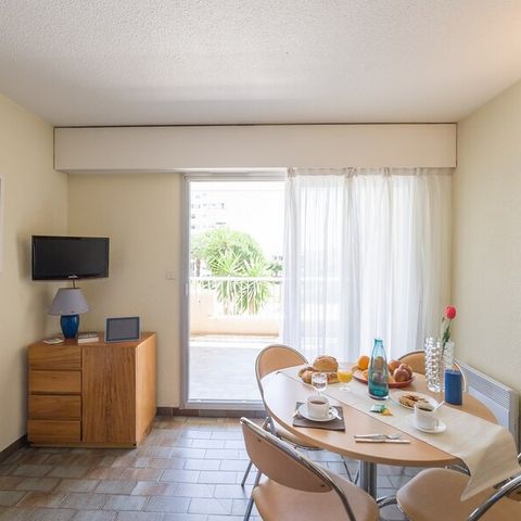 Studio 4 personen - 1 slaapgedeelte - Zicht op de haven