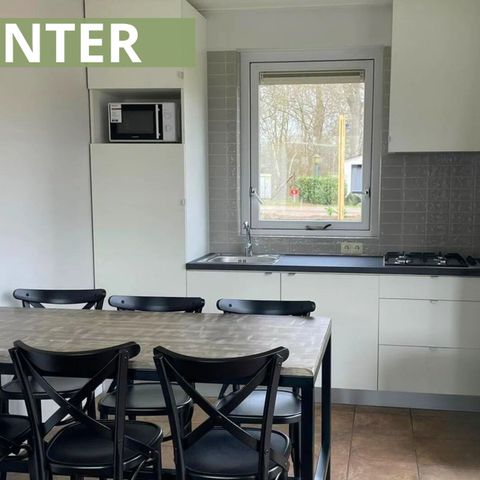 Bungalow 4 personen - WINTER Panoramasnip Visvijver