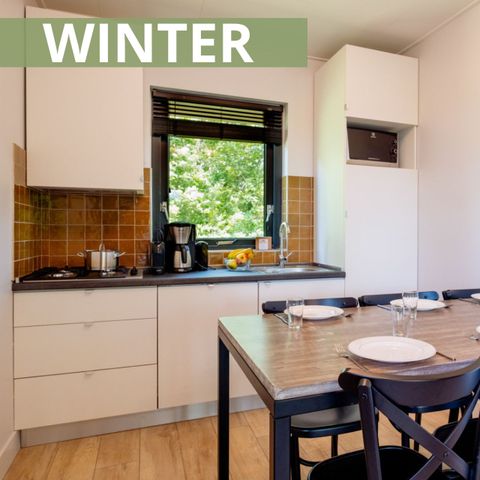 Bungalow 4 personen - WINTER Diamantsnip Spotty Deluxe