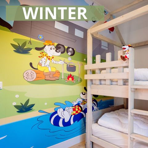 Bungalow 4 personen - WINTER Diamantsnip Spotty Deluxe