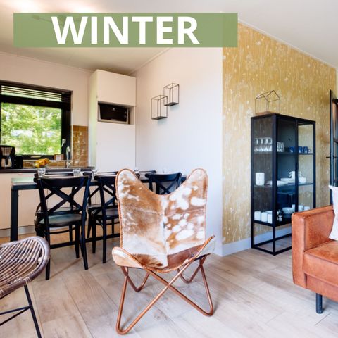Bungalow 4 personen - WINTER Diamantsnip Spotty Deluxe