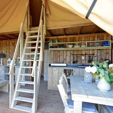 Safaritent 6 personen - Spotty Lodge Family (max. 4 volwassenen)