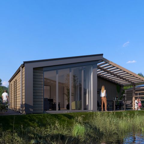 Chalet 6 personen - Cube Split Sauna