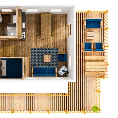 LODGE 8 personen - Waterlodge