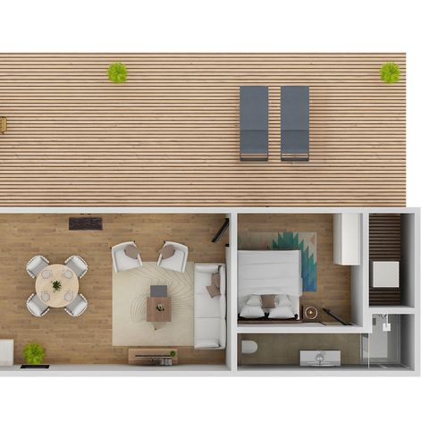 Villa 5 personen - Bos Cube